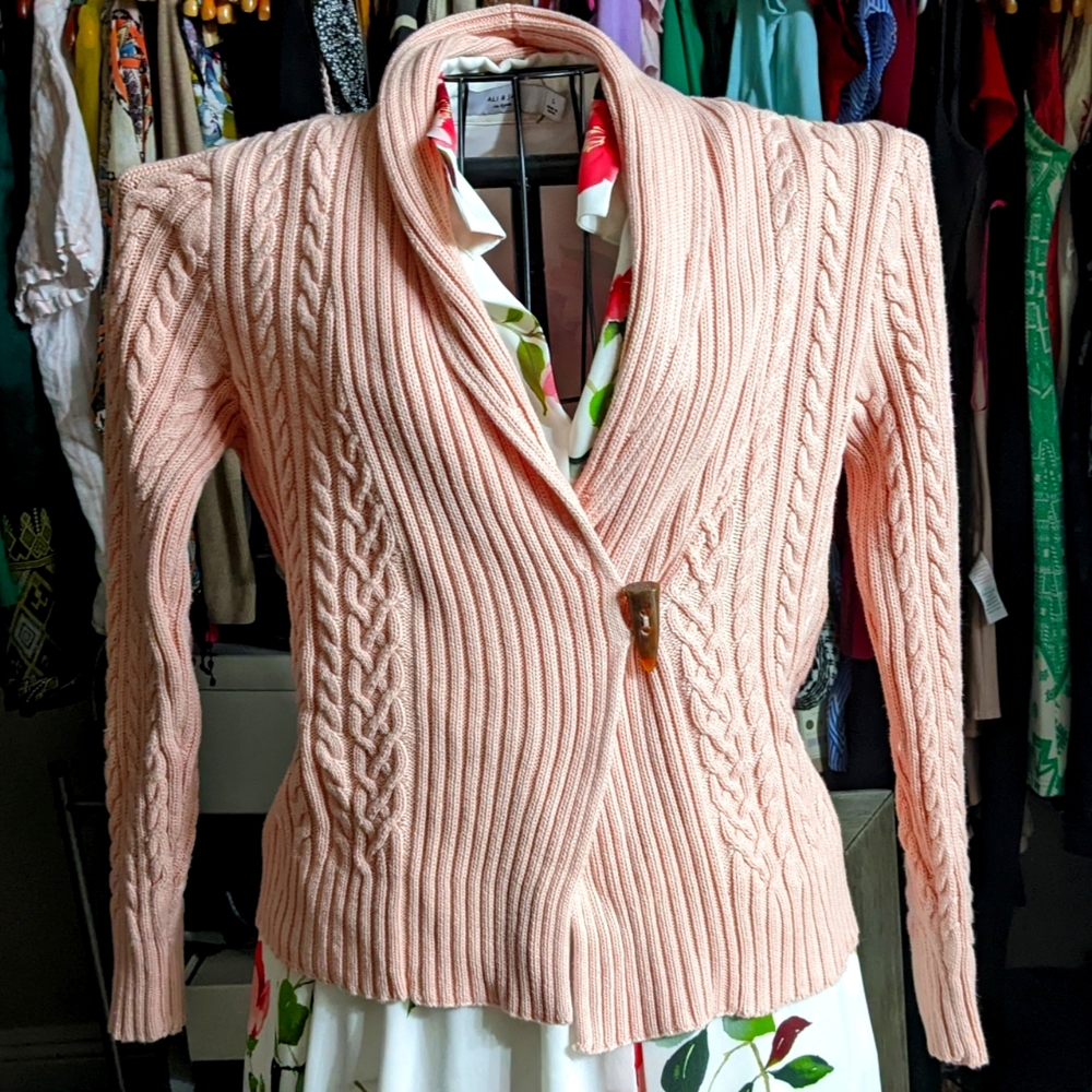 Thick cardigan